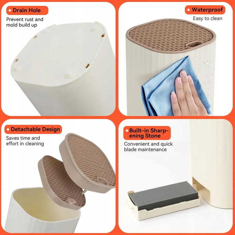 QOOSEA Universele Messenhouder Organizer Keuken Wit — foto 6