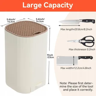 QOOSEA Universele Messenhouder Organizer Keuken Wit — miniatuur 3