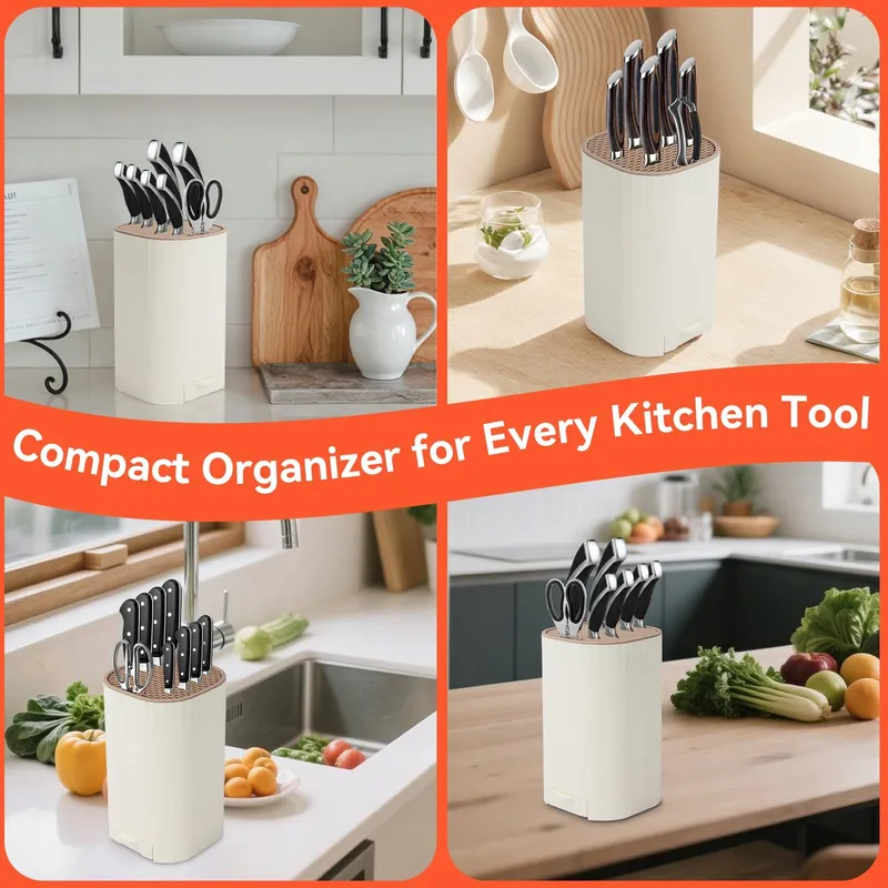 QOOSEA Universele Messenhouder Organizer Keuken Wit — foto 8
