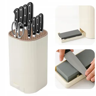 QOOSEA Universele Messenhouder Organizer Keuken Wit — miniatuur 1