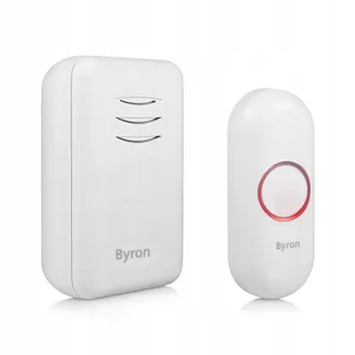 BYRON Draadloze Deurbelset 16 Melodieen 150m 6 Bellen