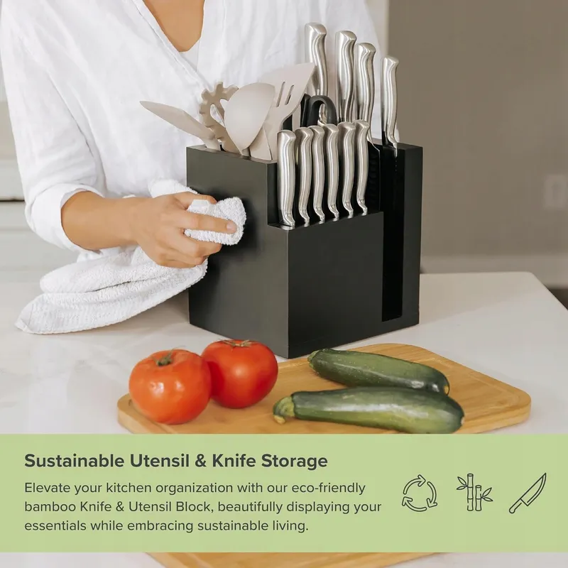 KITCHENEDGE Bamboe Magnetisch Messenblok Organizer — foto 4