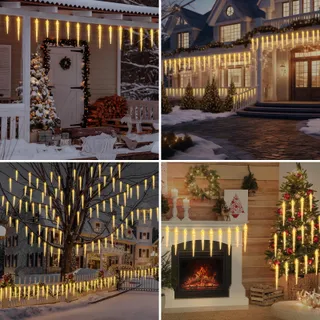 ZAIYW LED IJspegel Lichtketting 40 LED 4M Timer 8 Modi — miniatuur 5