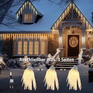 ZAIYW LED IJspegel Lichtketting 40 LED 4M Timer 8 Modi — miniatuur 3