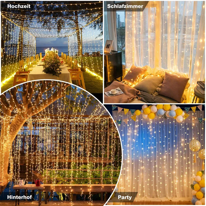 CIRCLIO 600LED Lichtgordijn 6x3m 17 Standen App Afstandsbediening — foto 9