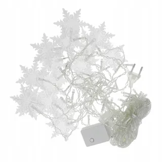 KLIGHTEN RGB LED Sneeuwvlok Lichtgordijn 96 LED 8 Modi Kerst — miniatuur 7