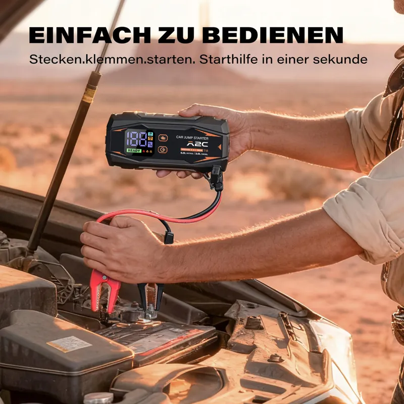 A2C Starthulp Powerbank 12V 16800mAh Benzine Diesel LED — foto 4