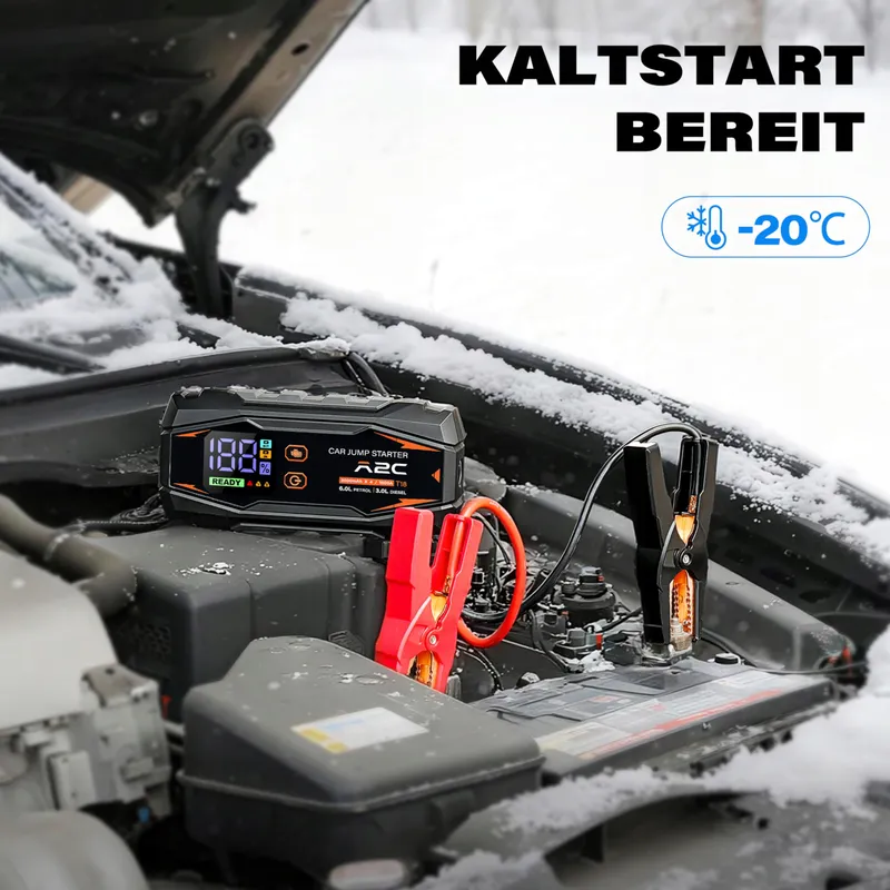 A2C Starthulp Powerbank 12V 16800mAh Benzine Diesel LED — foto 5