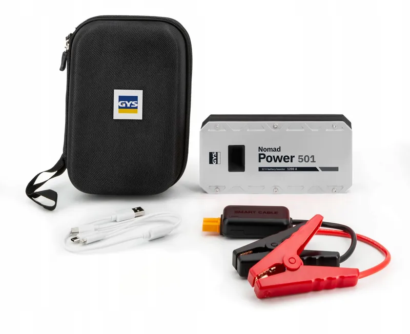 GYS Nomad Power 501 Jumpstarter 1500A 12V Powerbank LED — foto 3