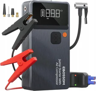 Starthulp Powerbank Auto met Compressor 8000mAh USB-C LED — miniatuur 1