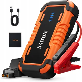 ASTROAI P12 Starthulp Powerbank 6000A 12V Auto Motor LED