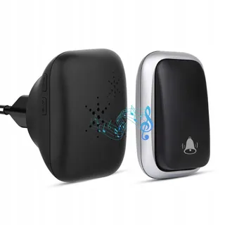 PDGROW Draadloze Deurbel Bereik 150m 38 Melodieën LED