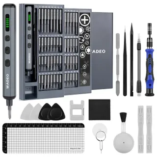 WADEO Elektrische Mini Schroevendraaierset 82-in-1 Voor Reparatie