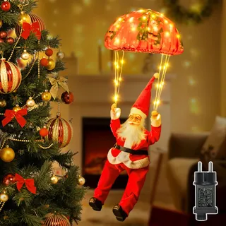 OLLNY Kerstverlichting 120 LED 8 Modi Timer Warm Wit Buiten — miniatuur 1