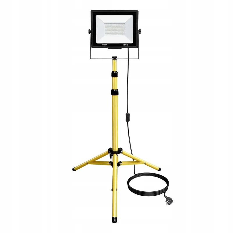 WILLPOWER LED Werklamp 100W Telescopisch Statief IP66 — foto 1