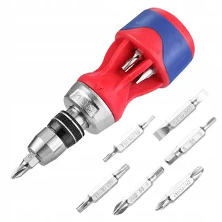 WORKPRO Mini Ratelschroevendraaier 12-in-1 Magnetisch Reparatie DIY