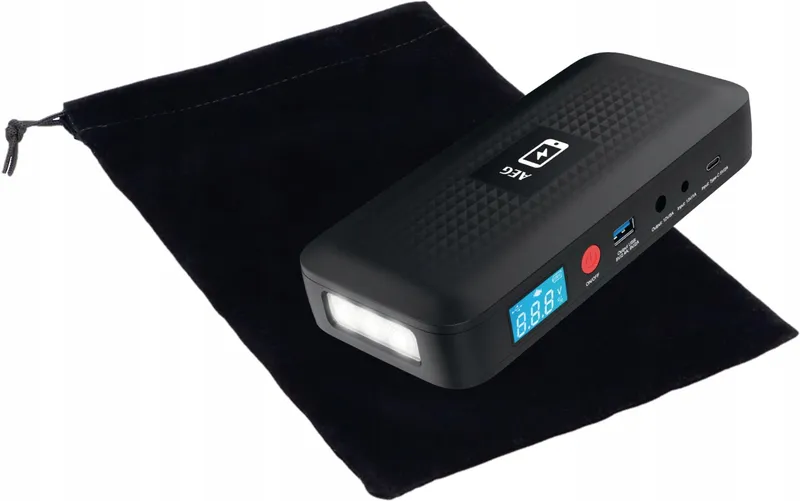 AEG Jumpstarter JS15 Powerbank Auto LED Lamp 400A1500A Zwart — foto 1