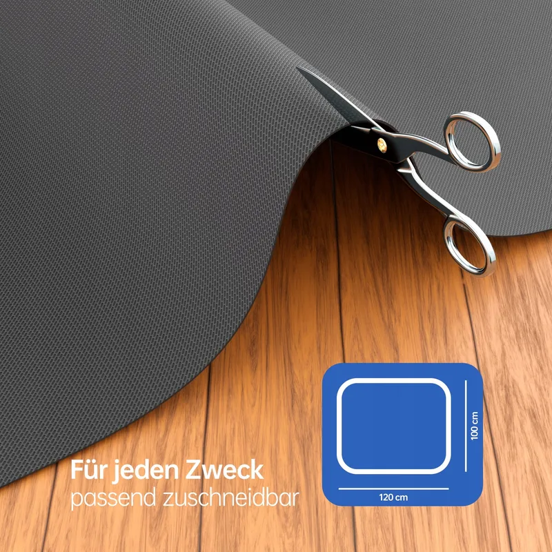 HAYATEC Universele Antislip Kofferbakmat 120x100cm Zwart — foto 4