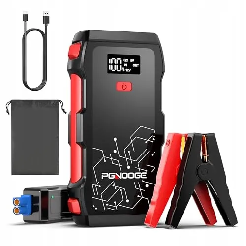 PGNOOGE 26800mAh 6000A Starthulp Auto 12V Diesel Benzine — foto 1