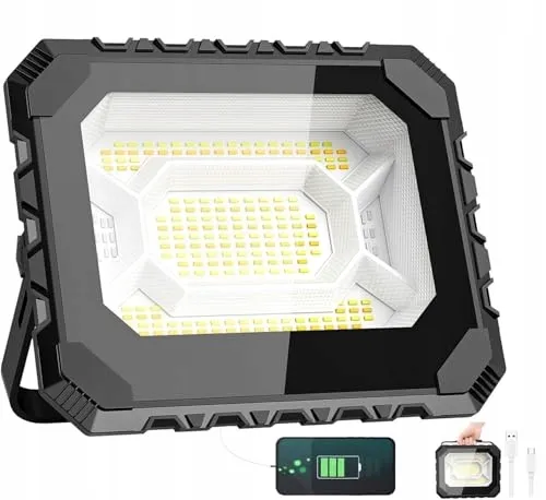 SOLAR LED Werklamp 120W 32000LM 24000mAh USB Camping — foto 1