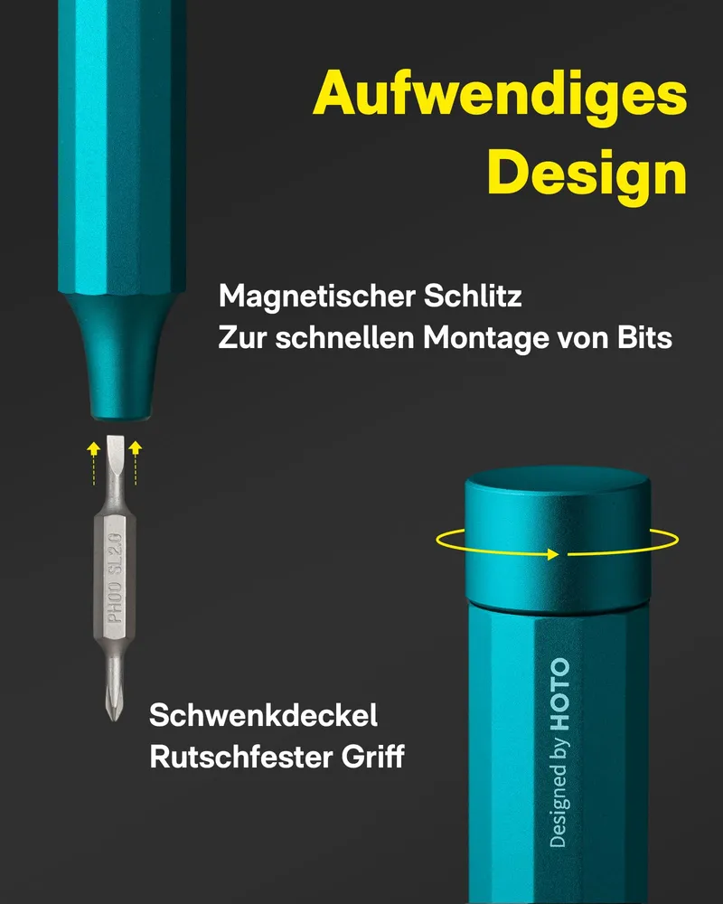 HOTO Precisie Schroevendraaierset 24-in-1 Magnetisch Telefoon Laptop — foto 5