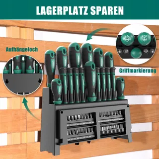 HYCHIKA Schroevendraaierset 51-delig Kruiskop Plat Precisie DIY — miniatuur 7