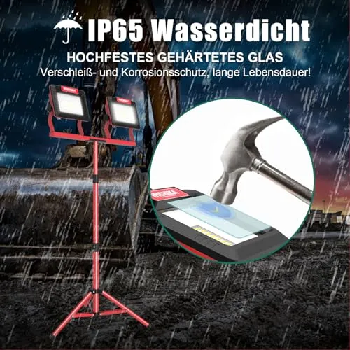 HYCHIKA LED Schijnwerper 2x60W 2x7000lm 175m 360 3m Kabel — foto 6