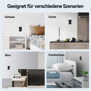 TECKNET Draadloze Deurbel IP65 400m 2 Ontvangers LED — miniatuur 7