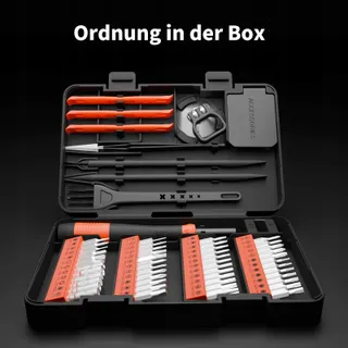 STREBITO Precisie Schroevendraaierset 64-delig Elektronica — miniatuur 6