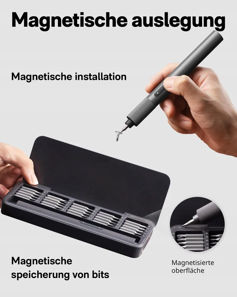 HOTO Precisie Schroevendraaierset Magnetisch Mini Elektrisch — foto 6