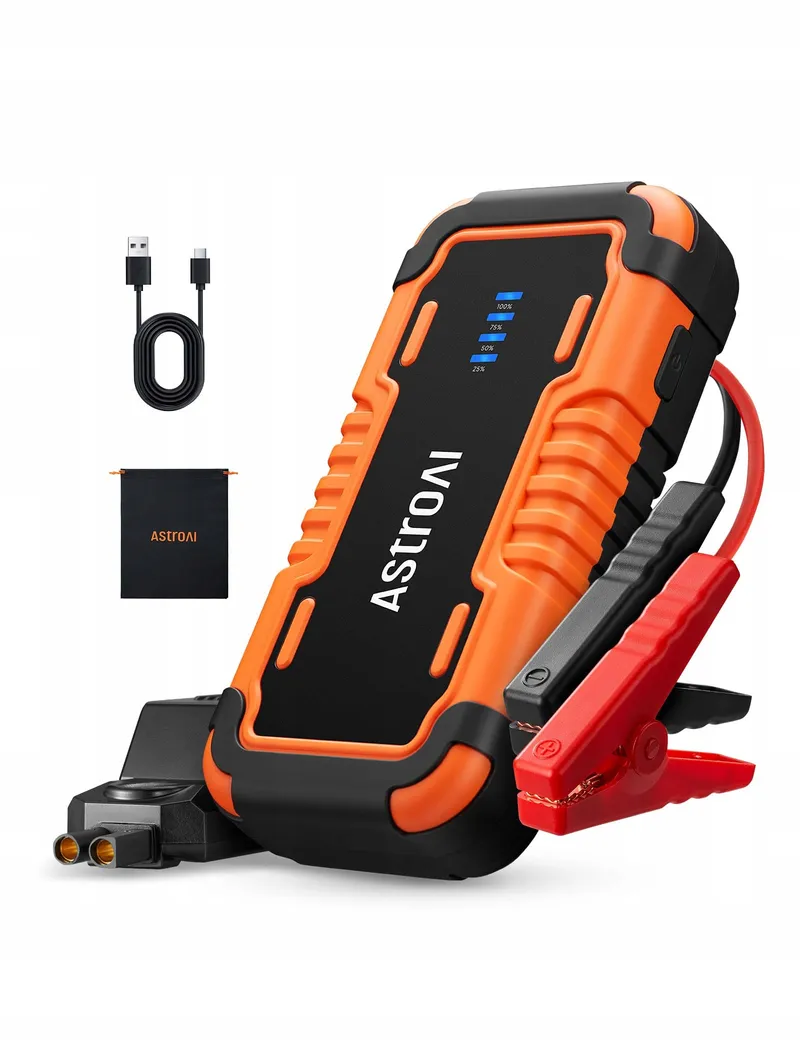 ASTROAI P10 Starthulp Powerbank 3000A Auto Benzine Diesel LED — foto 1