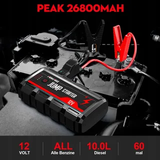 FEIKFEIZ Powerbank 6000A 26800mAh Auto Benzine Diesel LED USB3.0 — miniatuur 2