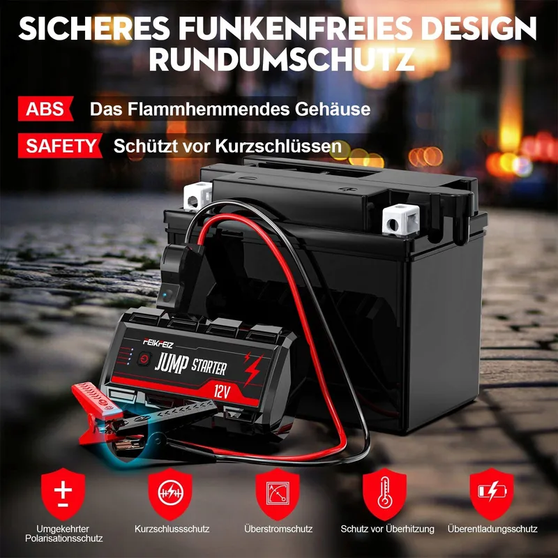 FEIKFEIZ Powerbank 6000A 26800mAh Auto Benzine Diesel LED USB3.0 — foto 5