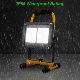 T-SUN 40W LED Schijnwerper Accu Draagbaar IP65 Waterdicht Camping — miniatuur 6