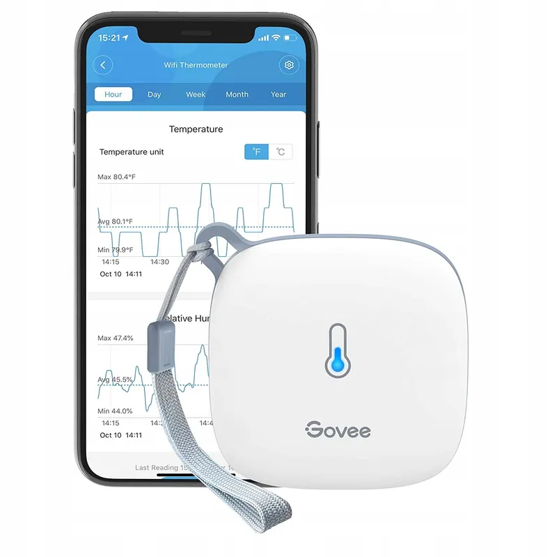 GOVEE Thermometer Hygrometer WiFi Binnen App Broeikas Wijnkelder — foto 8