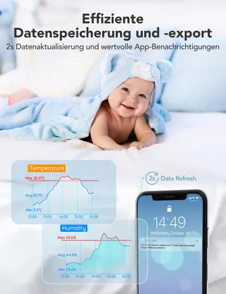 GOVEE Thermometer Hygrometer WiFi Binnen App Broeikas Wijnkelder — miniatuur 5
