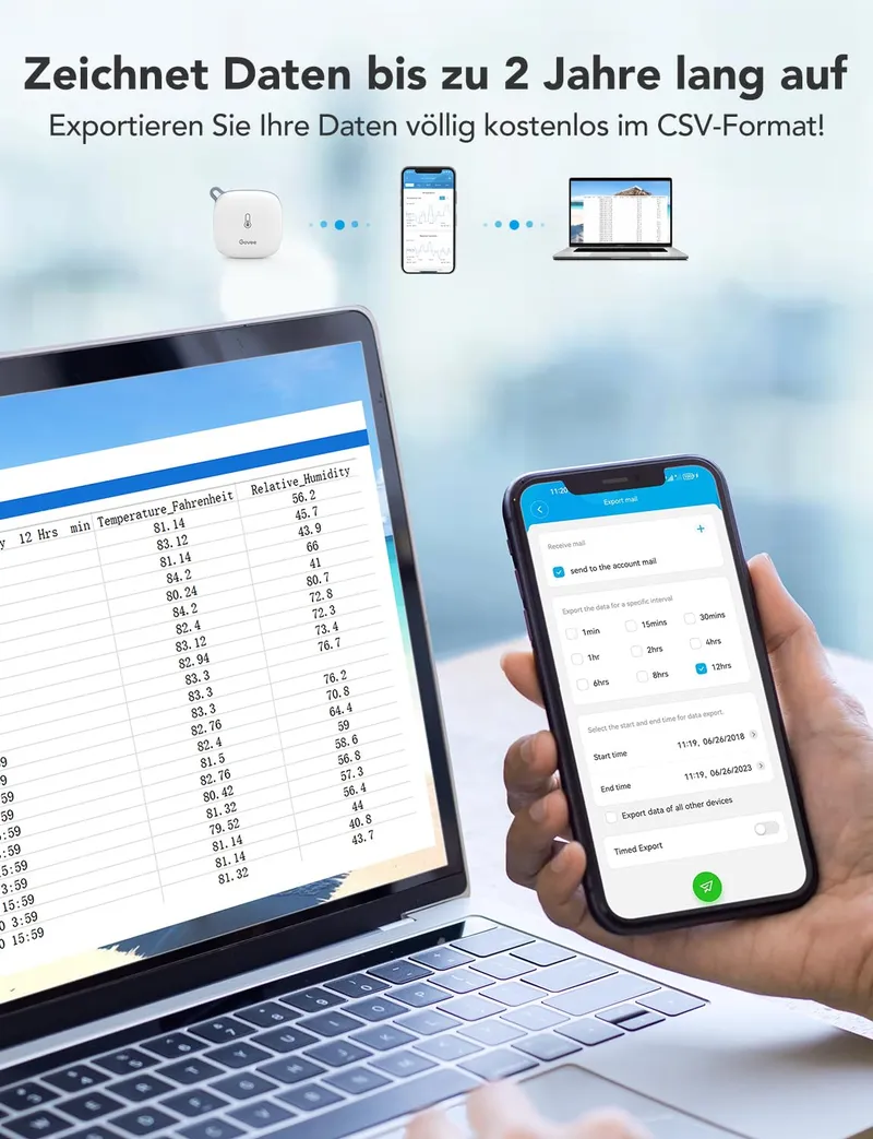 GOVEE Thermometer Hygrometer WiFi Binnen App Broeikas Wijnkelder — foto 4