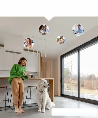 CTRONICS 4G LTE Binnencamera 360° PTZ Bewegingsdetectie SIM — miniatuur 10