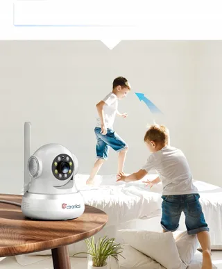 CTRONICS 4G LTE Binnencamera 360° PTZ Bewegingsdetectie SIM — miniatuur 13