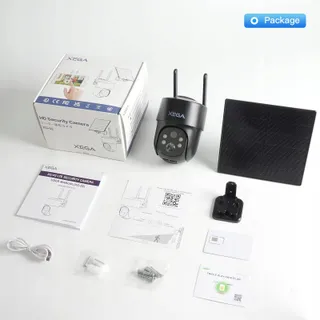 XEGA 4G LTE Solar Beveiligingscamera Buiten 2K 3MP PTZ SIM — miniatuur 7