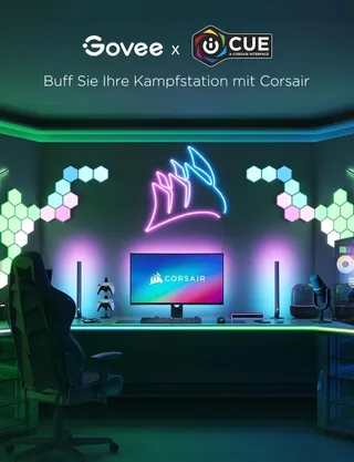 GOVEE RGBIC Pro LED Strip 10m Alexa Google App — miniatuur 2