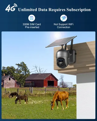 XEGA Bewakingscamera 4G LTE 12X Zoom 2K PTZ Dual-Lens Solar — miniatuur 4