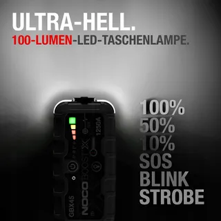 NOCO Boost X GBX45 Starthulp Powerbank 1250A 12V 6,5L Benzine 4,0L Diesel — miniatuur 6
