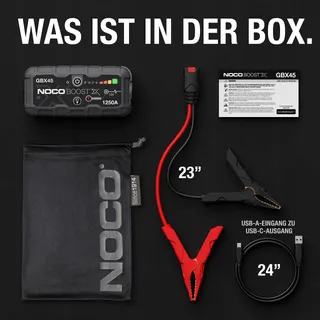 NOCO Boost X GBX45 Starthulp Powerbank 1250A 12V 6,5L Benzine 4,0L Diesel — miniatuur 7