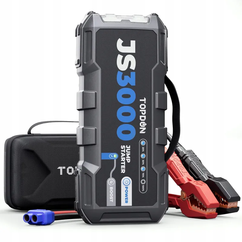 TOPDON JS3000 Powerbank 3000A 24000mAh 9L Benzine 7L Diesel — foto 7