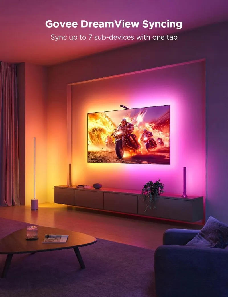 GOVEE TV Ledstrip 3 Lite RGBICW 3,6m met Camera App-besturing — foto 16