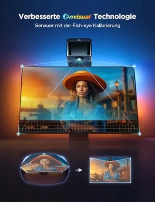 GOVEE TV Ledstrip 3 Lite RGBICW 3,6m met Camera App-besturing — miniatuur 2