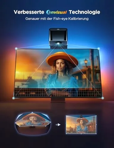 GOVEE TV Ledstrip 3 Lite RGBICW 3,6m met Camera App-besturing — foto 2