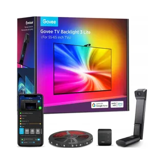 GOVEE TV Ledstrip 3 Lite RGBICW 3,6m met Camera App-besturing — miniatuur 10