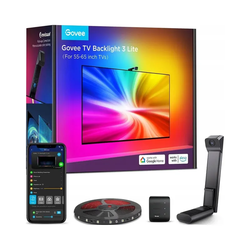 GOVEE TV Ledstrip 3 Lite RGBICW 3,6m met Camera App-besturing — foto 10